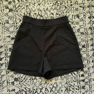 {BB Dakota} Black High Waisted Shorts